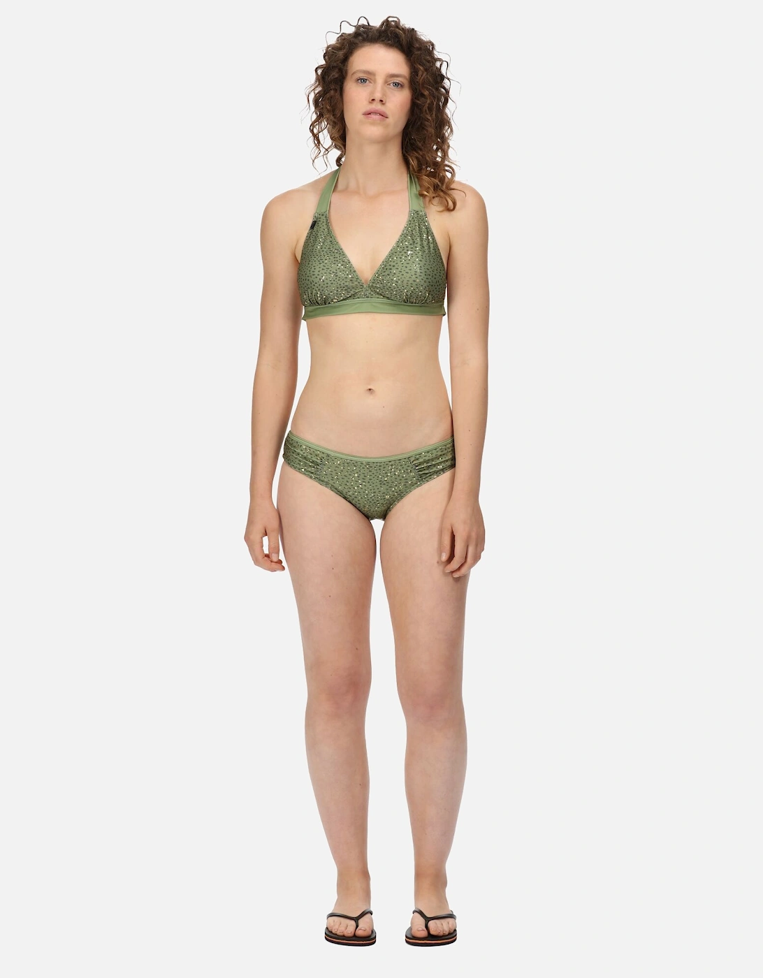 Womens/Ladies Flavia Abstract Bikini Top