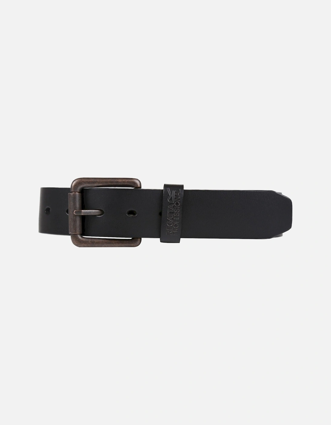 Men's Regatta Professional Mens Leather Waist Belt - Black - Size: S-M
