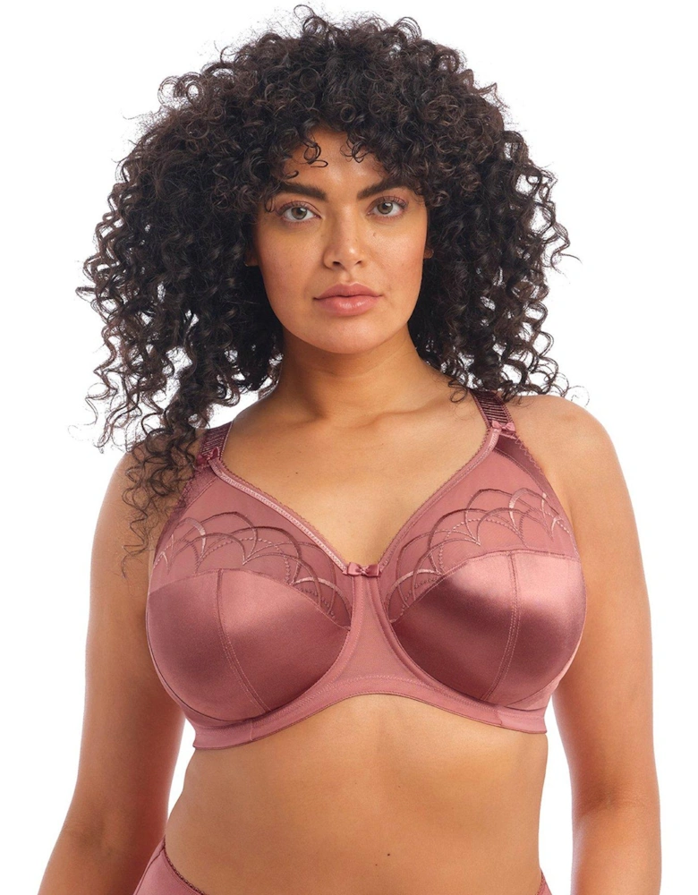 Cate Underwired Support Bra - Rosewood