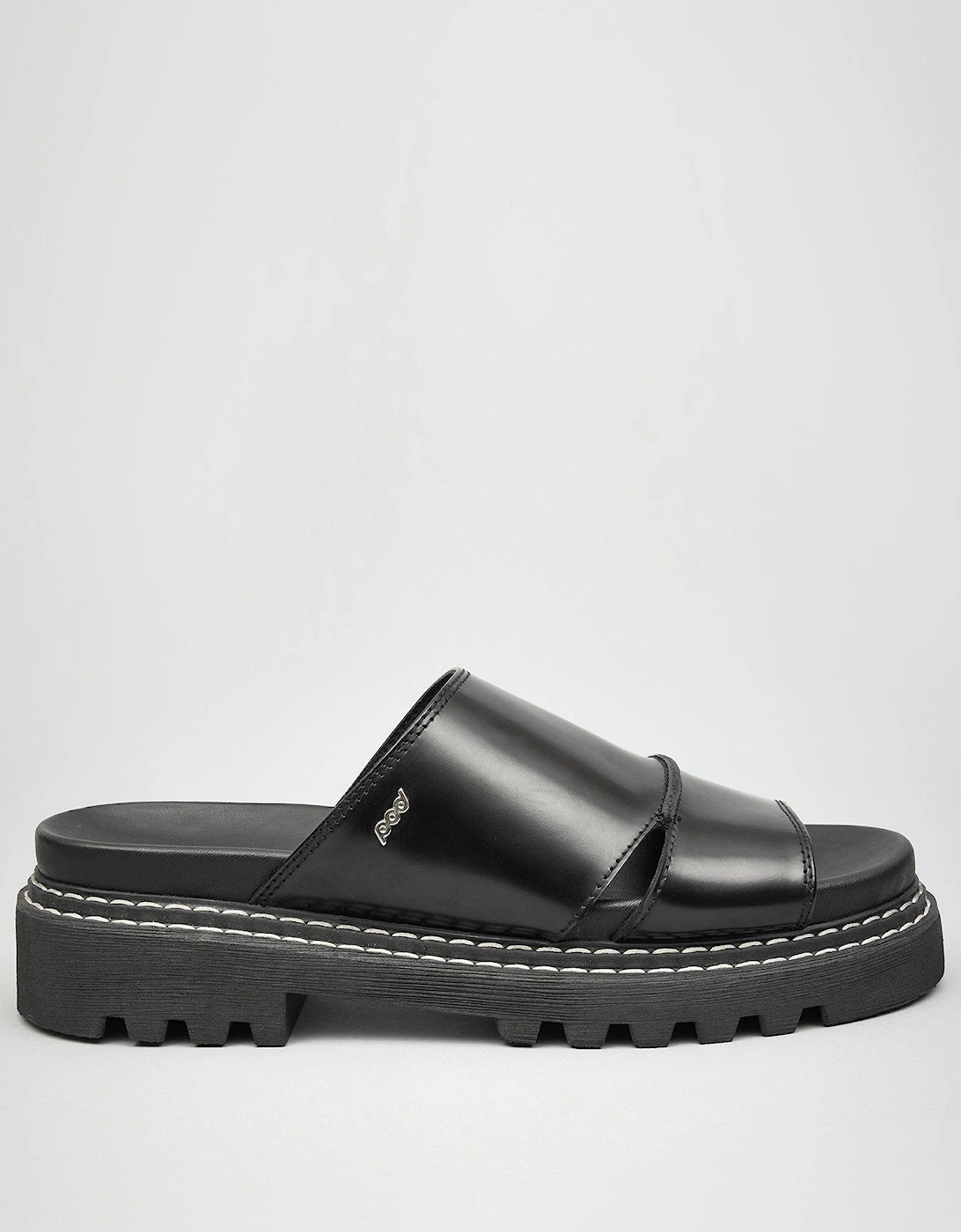 Donna Flat Sandals - Black, 3 of 2