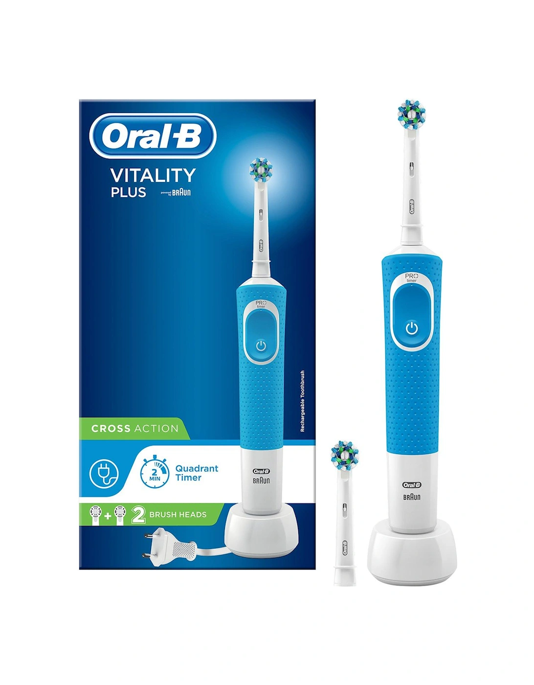 Oral-B Vitality Power Handle Cross Action Electric Toothbrush, 3 of 2