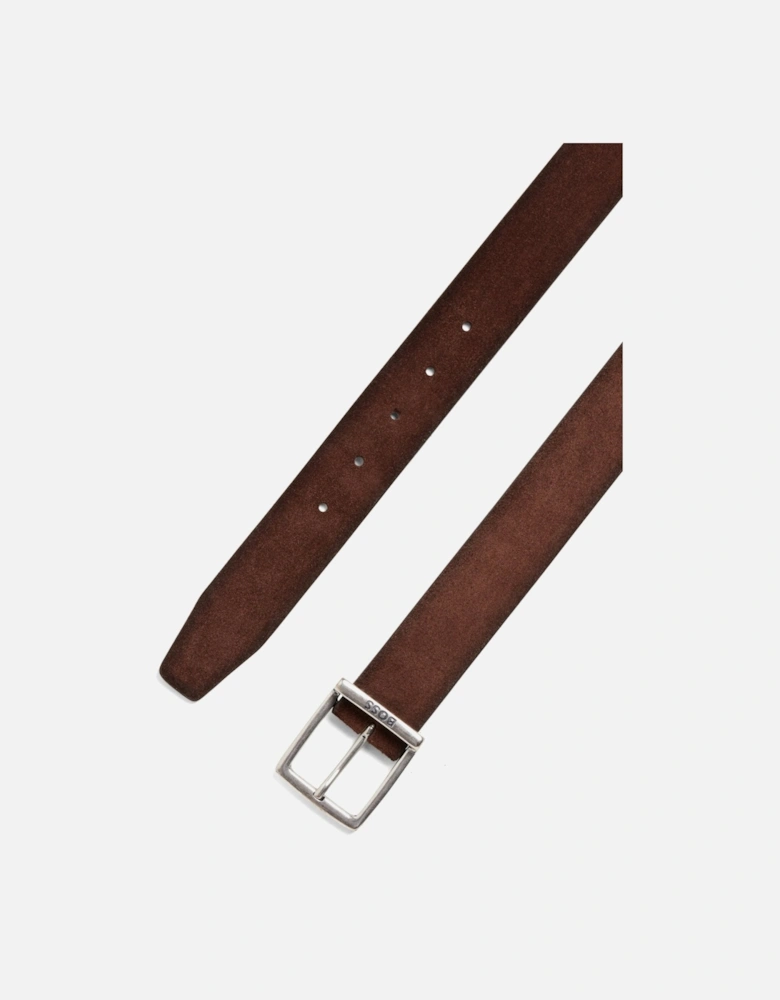 Rudy-V Leather Suede Brown Belt