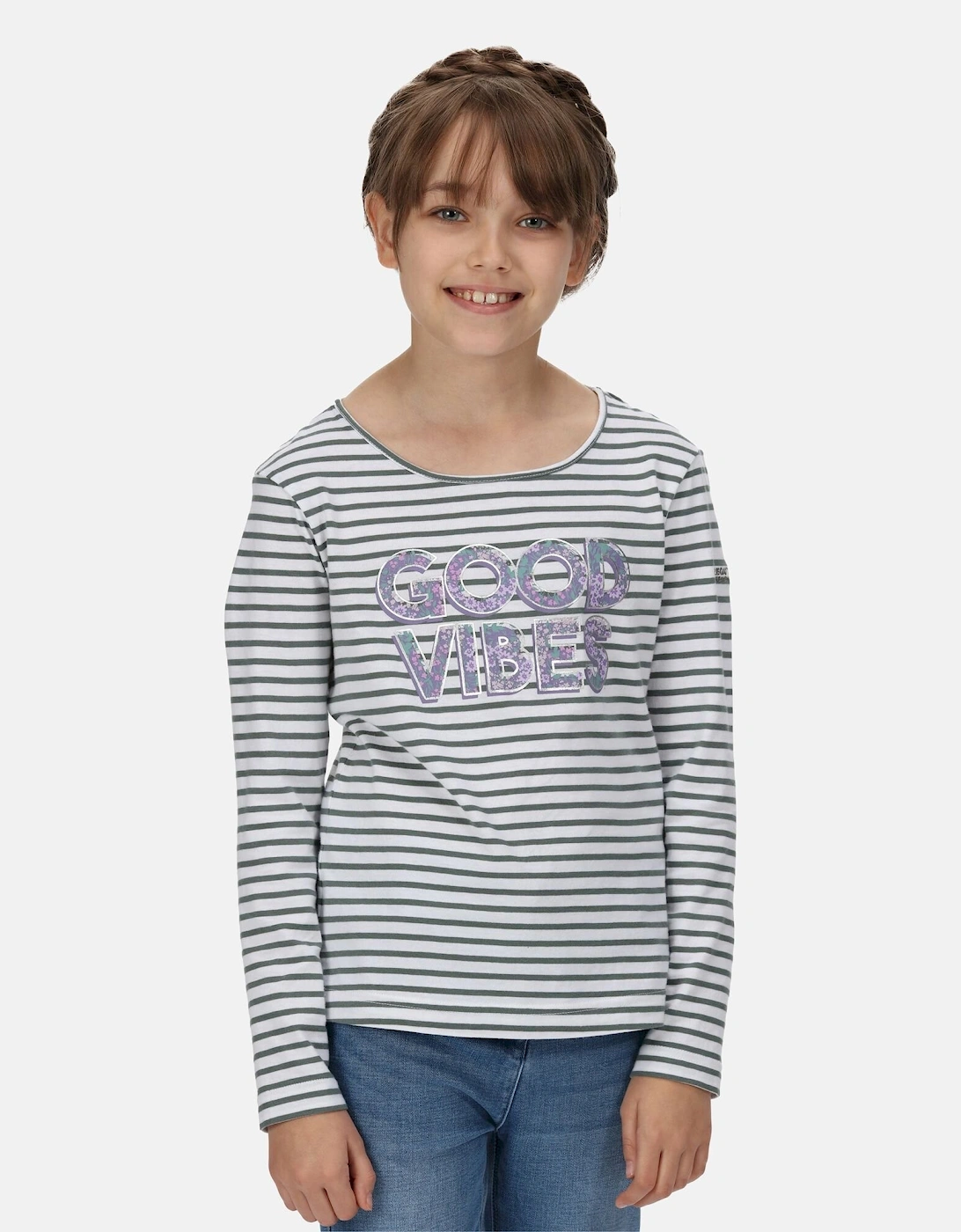 Childrens/Kids Clarabee Slogan Long-Sleeved T-Shirt