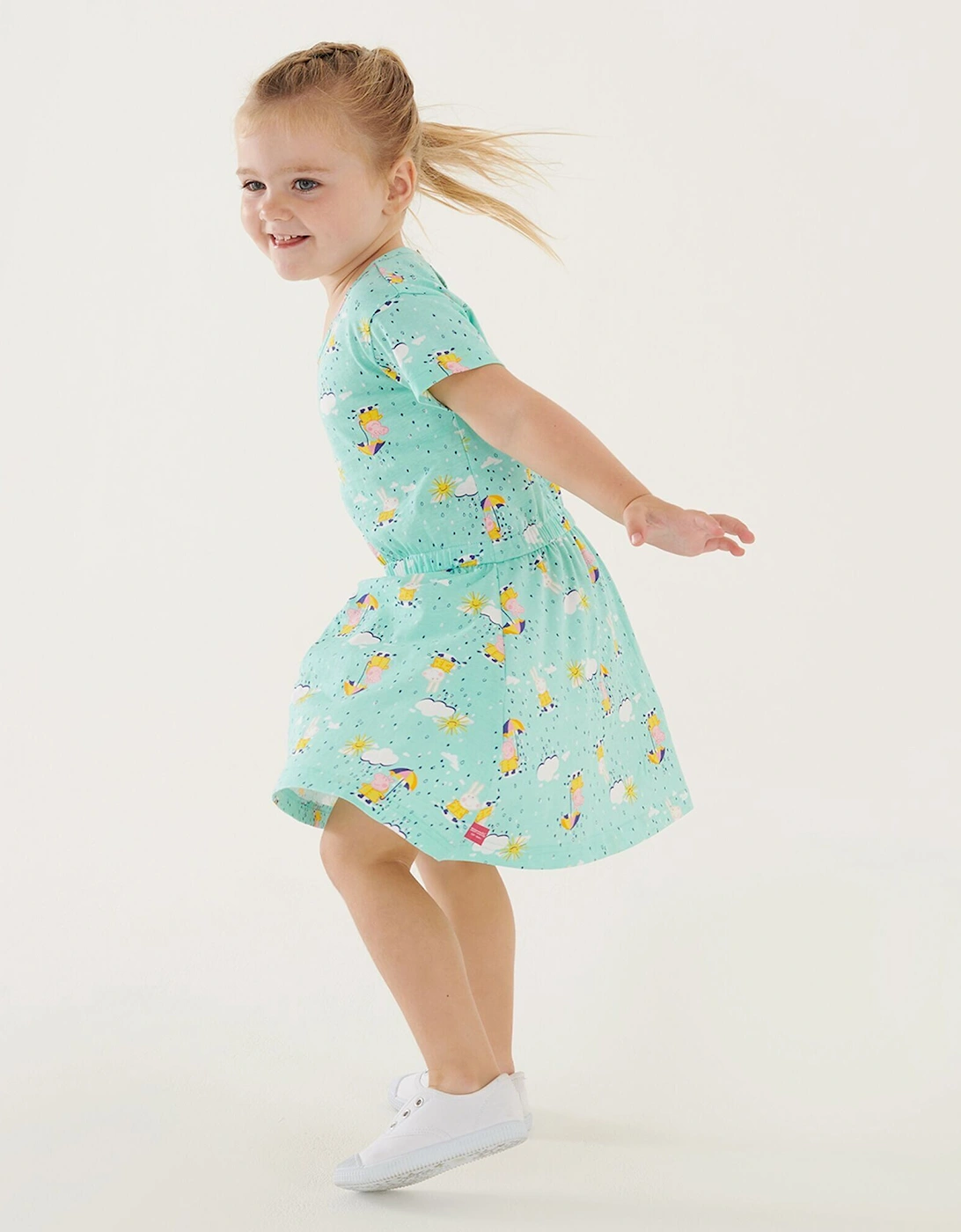 Baby Girls Peppa Pig Clouds Casual Dress