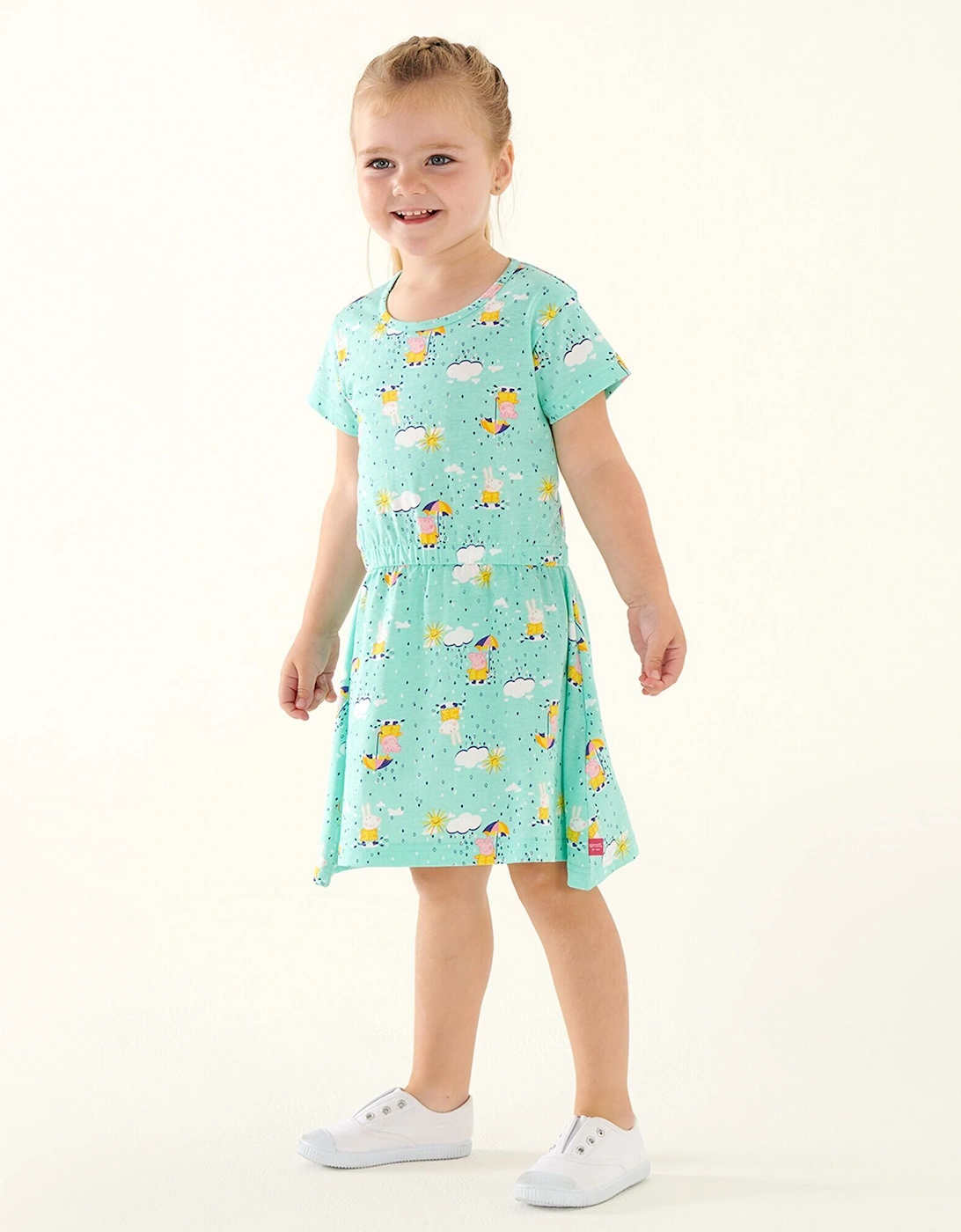 Baby Girls Peppa Pig Clouds Casual Dress