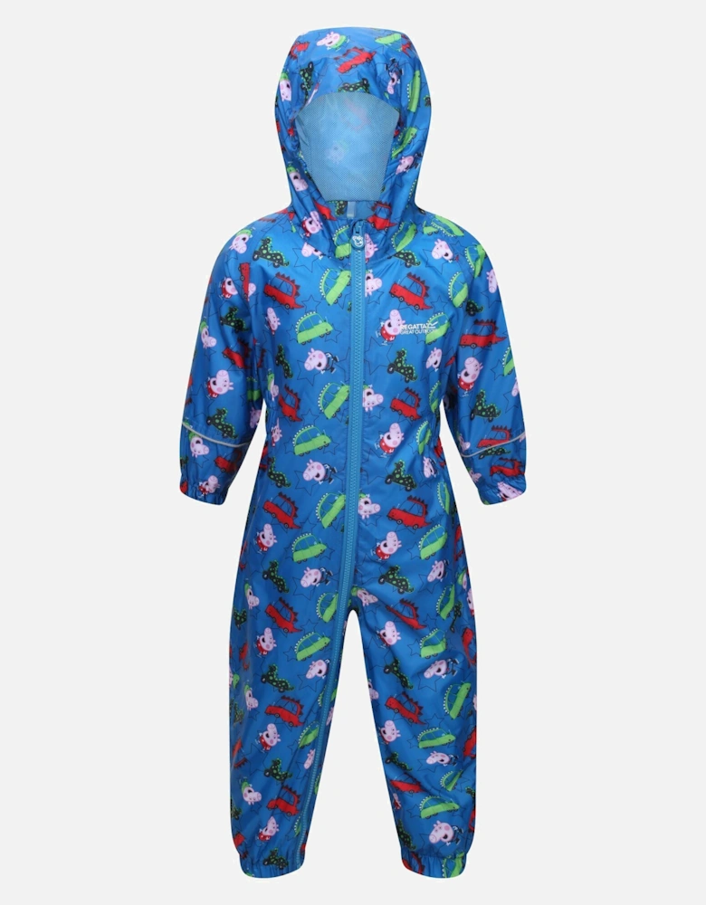 Childrens/Kids Pobble Peppa Pig Car Waterproof Puddle Suit
