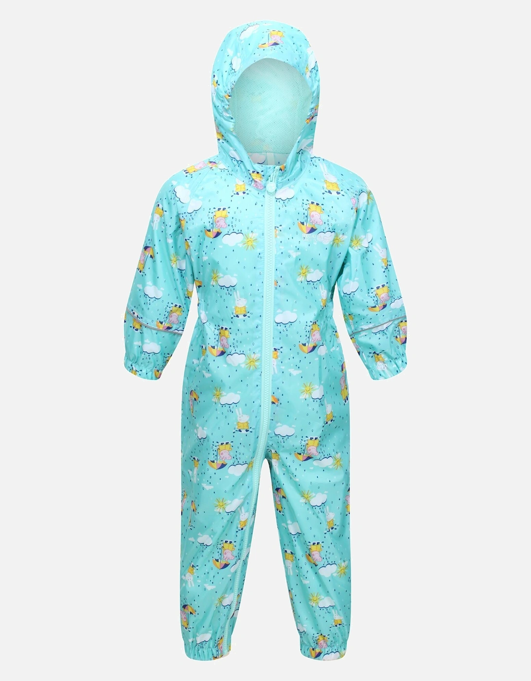Childrens/Kids Pobble Peppa Pig Clouds Waterproof Puddle Suit, 6 of 5