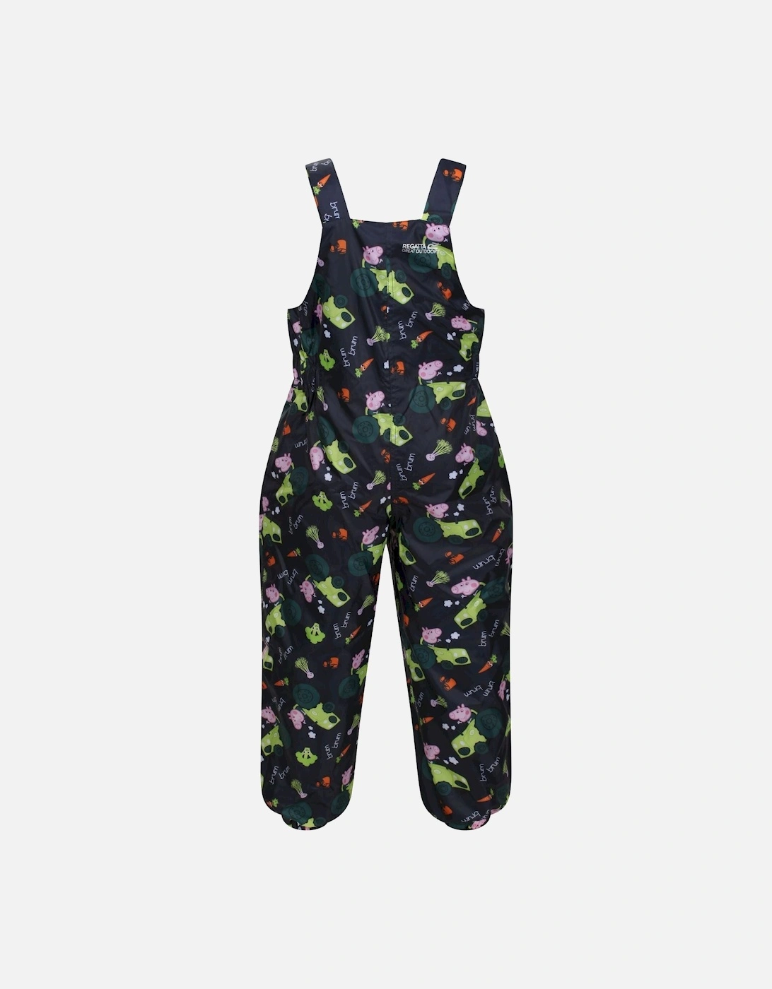 Childrens/Kids Muddy Puddle Peppa Pig Dungarees