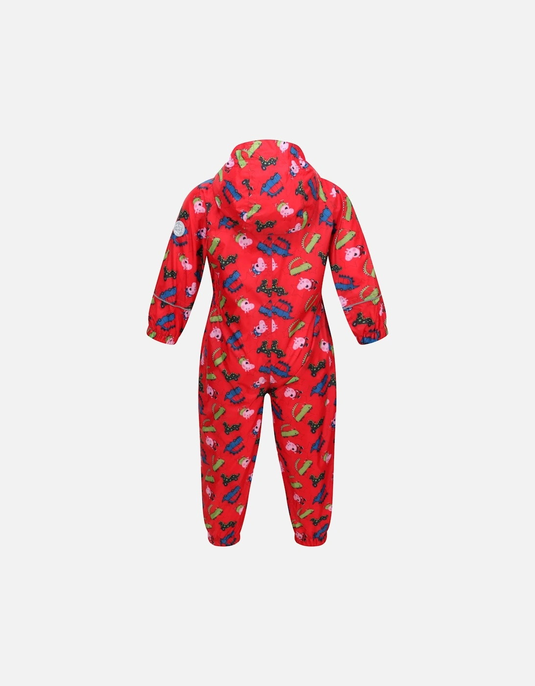 Childrens/Kids Pobble Peppa Pig Dinosaur Waterproof Puddle Suit