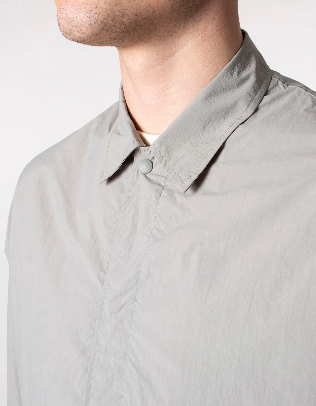 Relaxed Fit Fishtail Overshirt