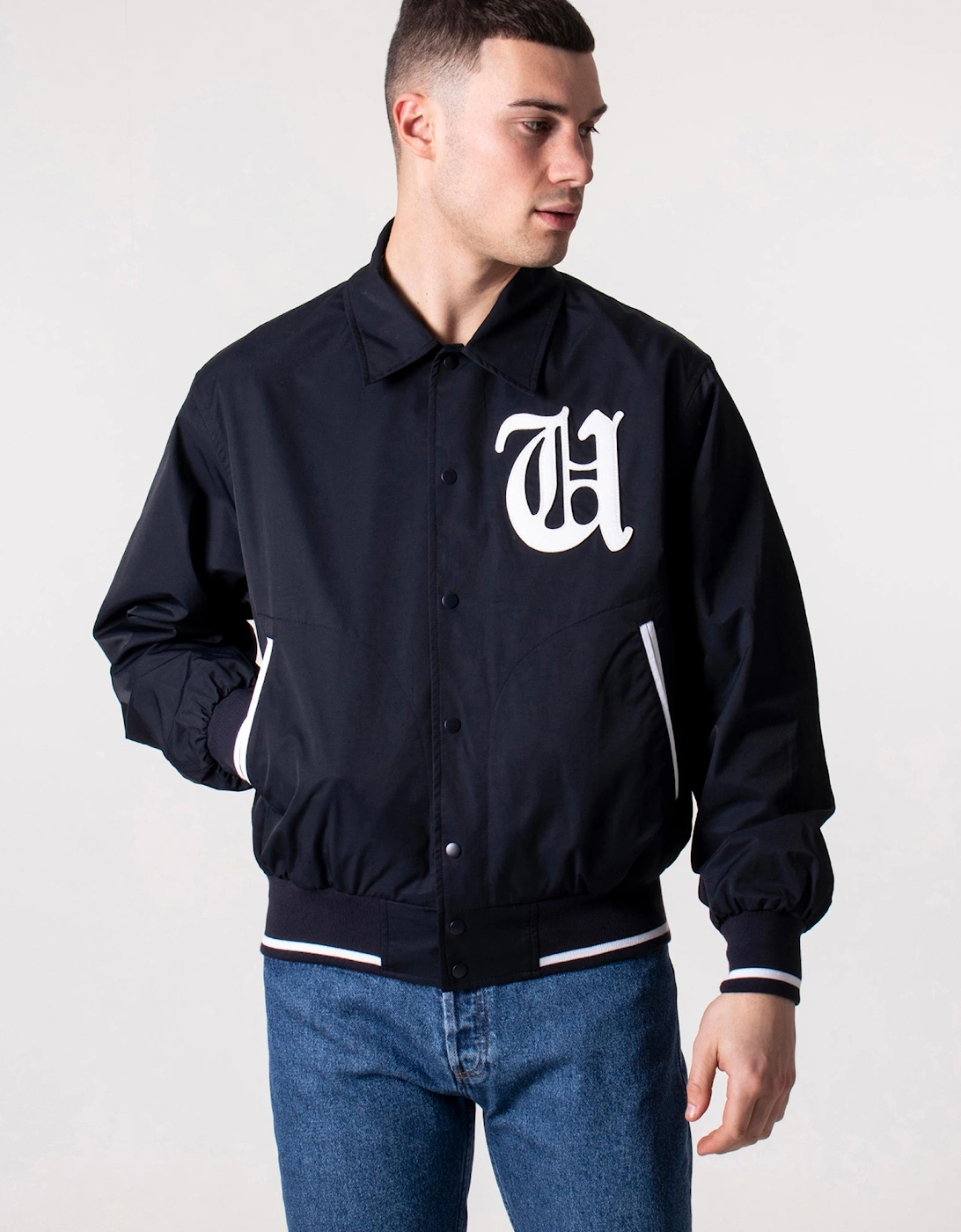 Relaxed Fit Varsity Bomber Jacket, 6 of 5
