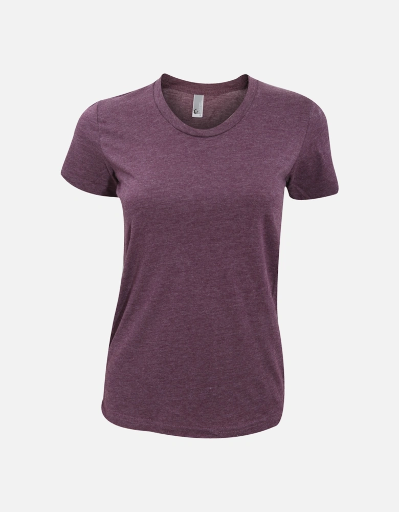 Womens/Ladies Plain Short Sleeve T-Shirt