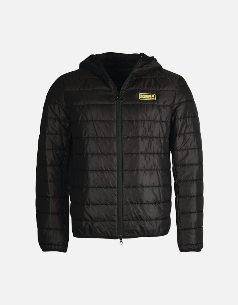 Hooded Reed Quilted Jacket.