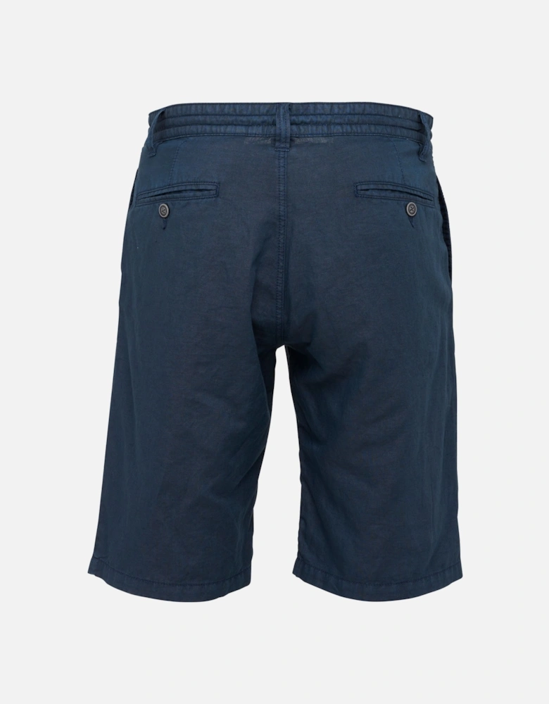 Linen Shorts Navy