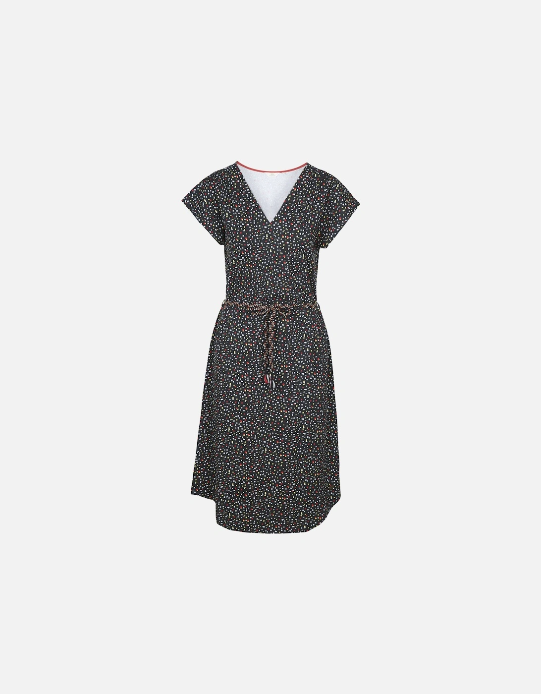 Womens/Ladies Una Dotted Casual Dress, 4 of 3