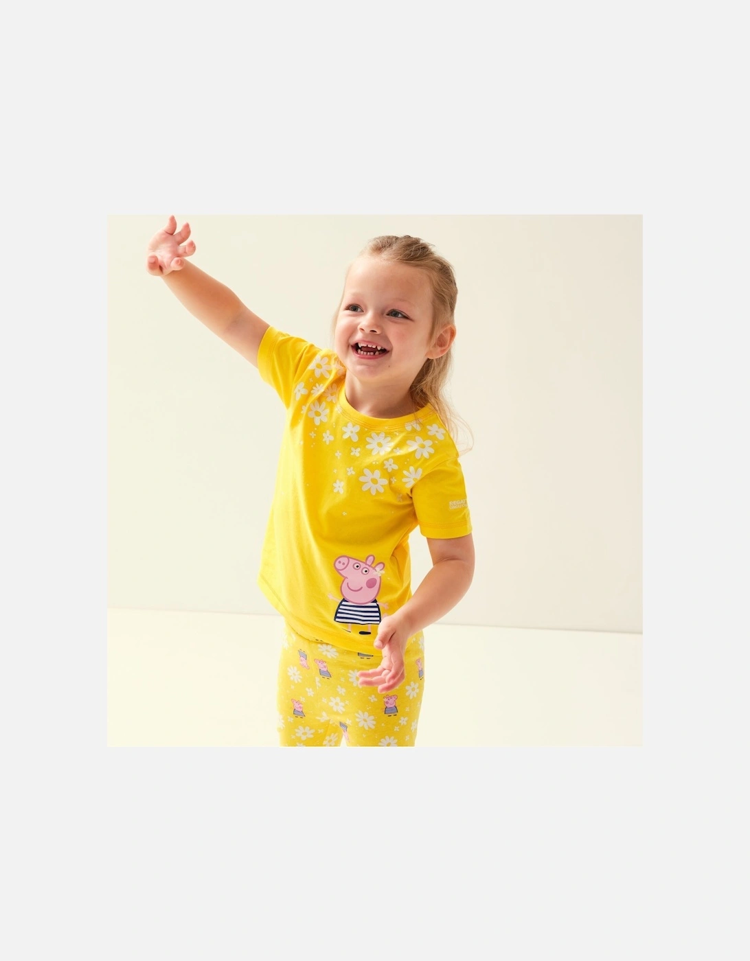 Childrens/Kids Peppa Pig Floral T-Shirt