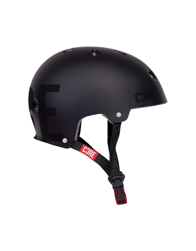 Street Helmet - Black/Black