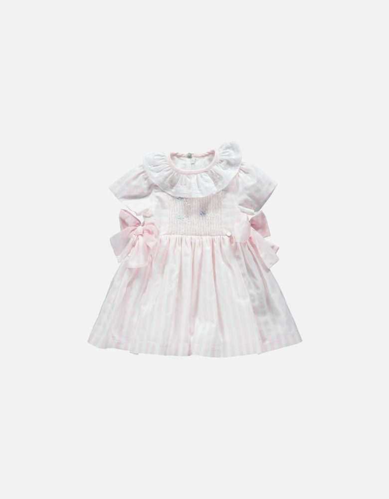 Baby Girls Candy Stripe Bow Dress