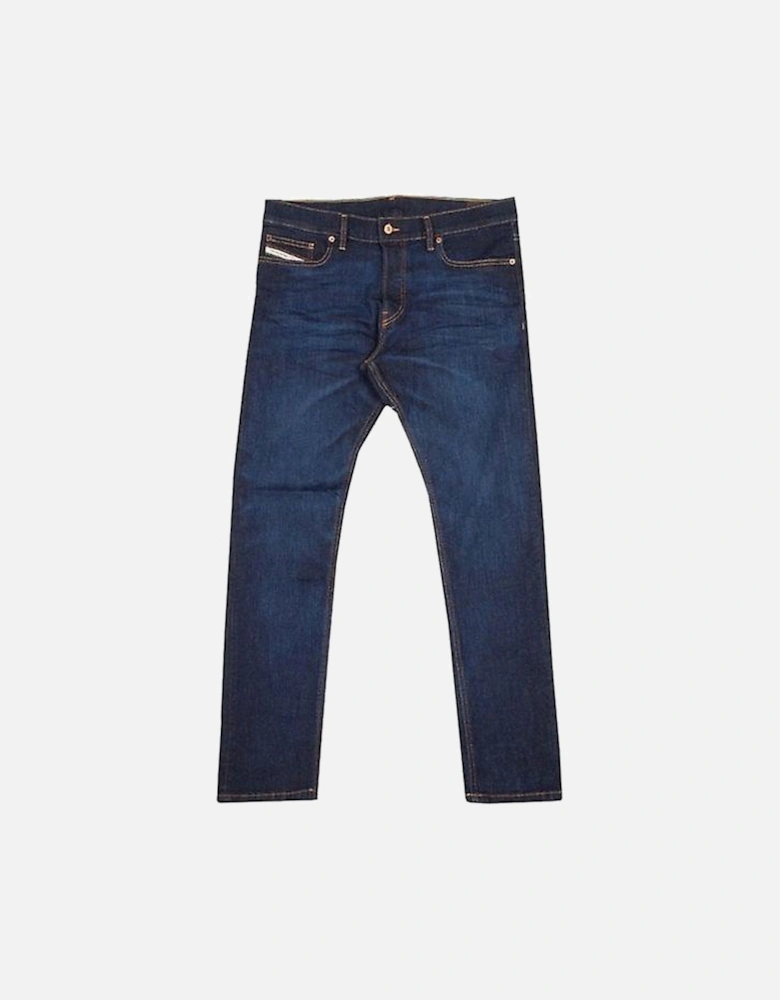 D-Luster 0GDAO Slim Stretch Jeans - Dark blue