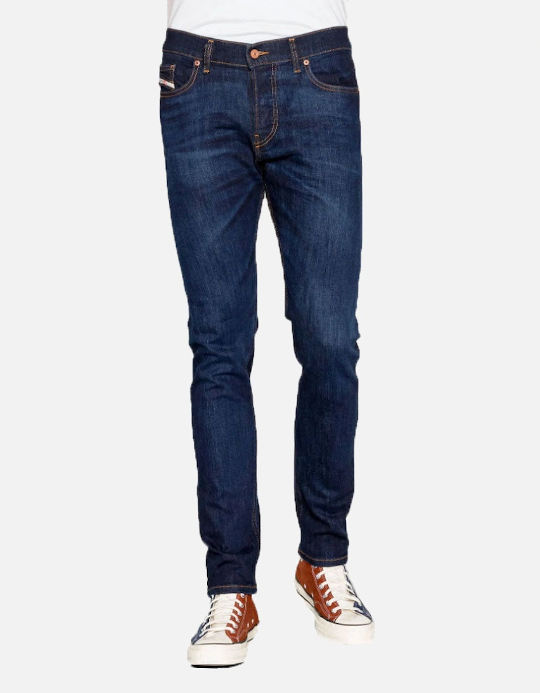 D-Luster 0GDAO Slim Stretch Jeans - Dark blue, 4 of 3