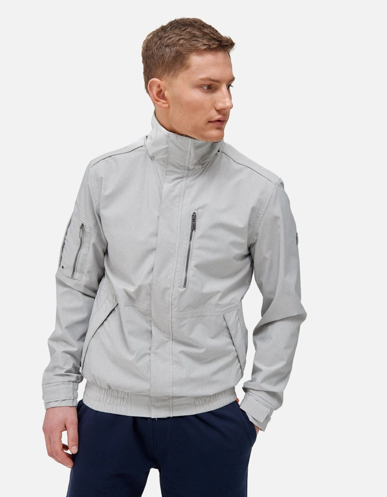 Mens Feelding Linear Waterproof Bomber Jacket