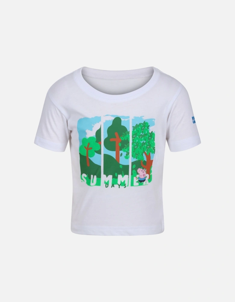 Childrens/Kids Peppa Pig Short-Sleeved T-Shirt