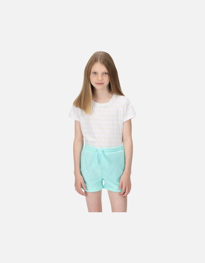 Girls Dayana Towelling Casual Shorts