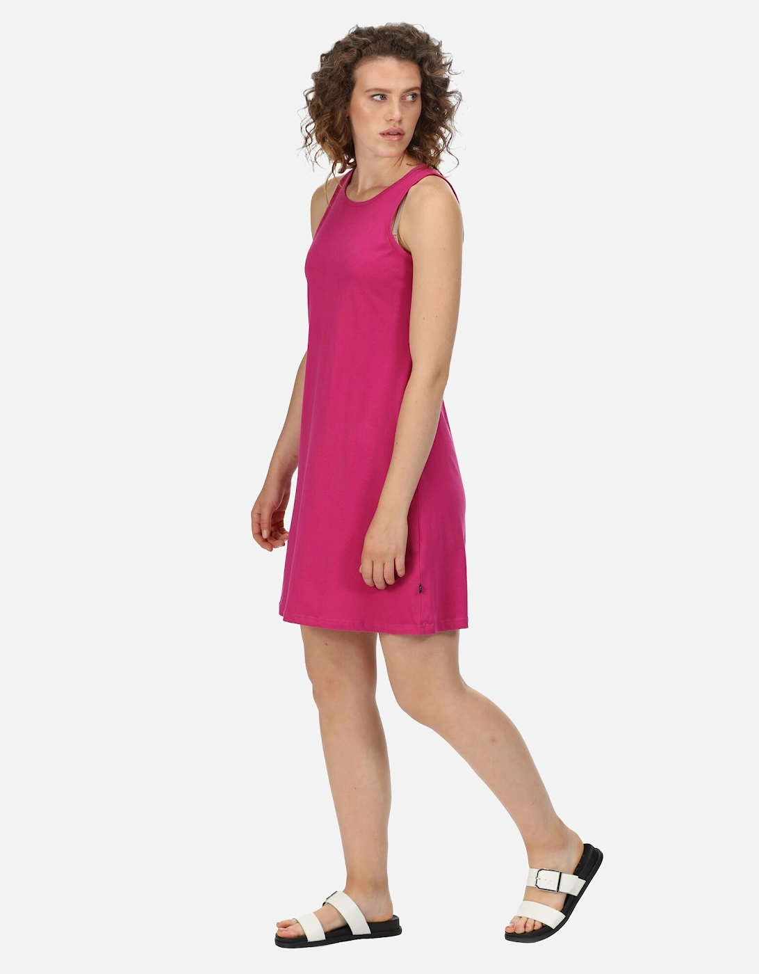 Womens/Ladies Kaimana Plain Swing Dress