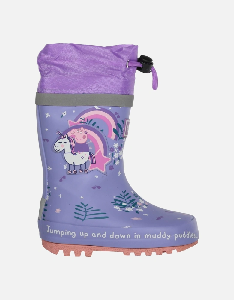 Childrens/Kids Splash Peppa Pig Unicorn Wellington Boots