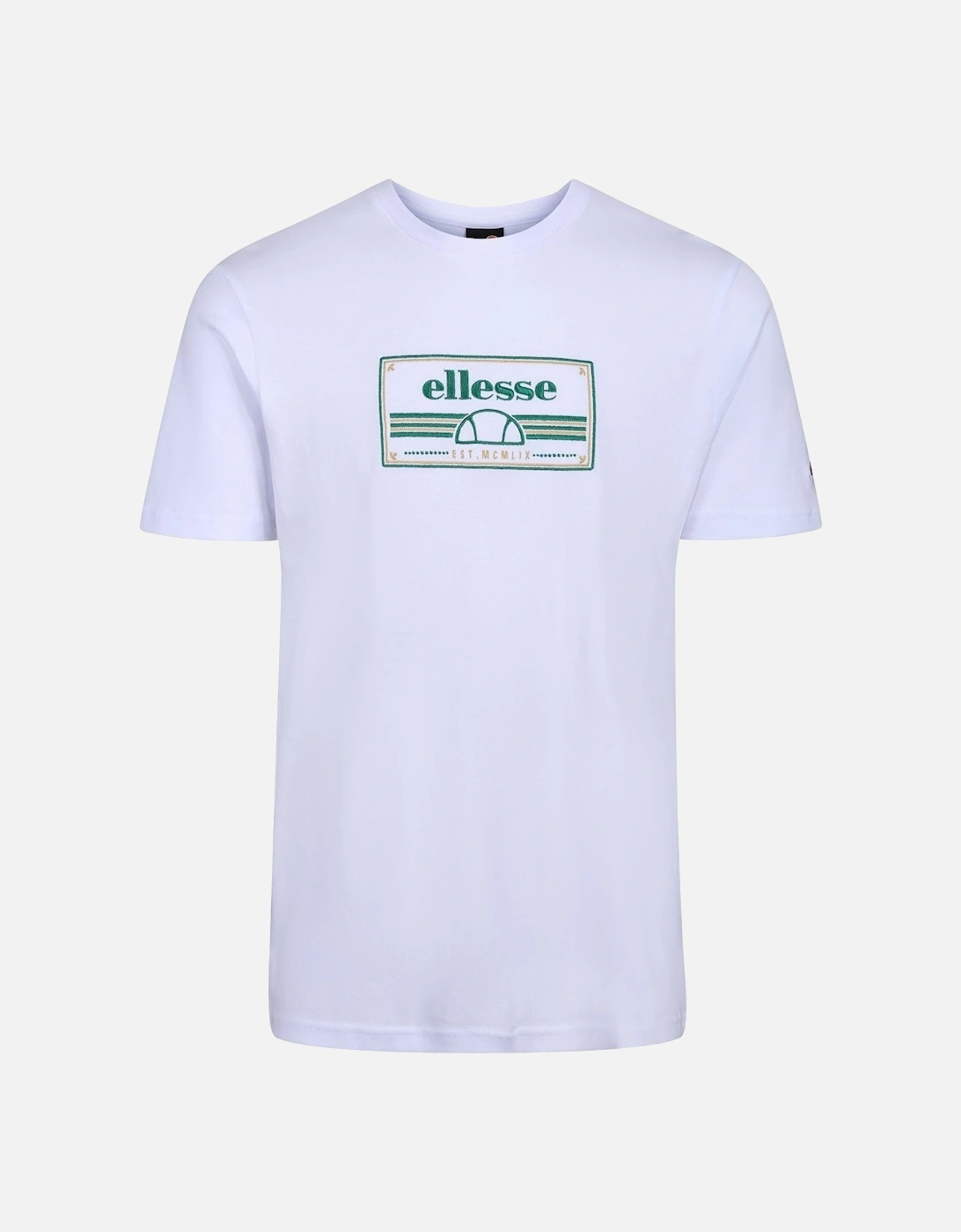 Rochetta Men's Crew Neck Logo T-Shirt | White, 4 of 3