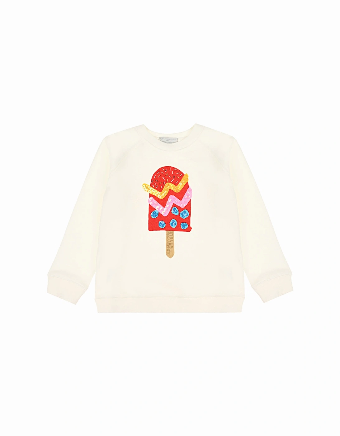 Girls Lolly Pop Sweater White, 4 of 3