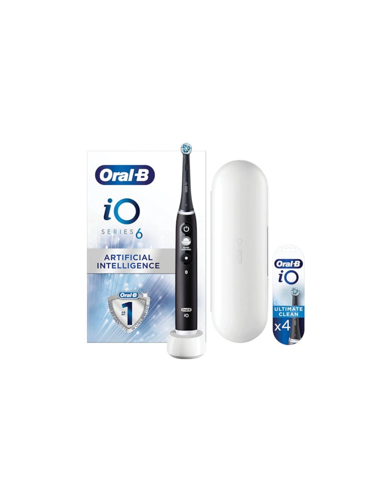 Oral-B iO6 Ultimate Clean Electric Toothbrush - Black Lava