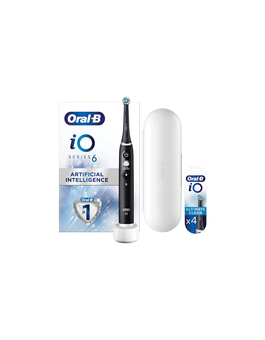 Oral-B iO6 Ultimate Clean Electric Toothbrush - Black Lava, 3 of 2