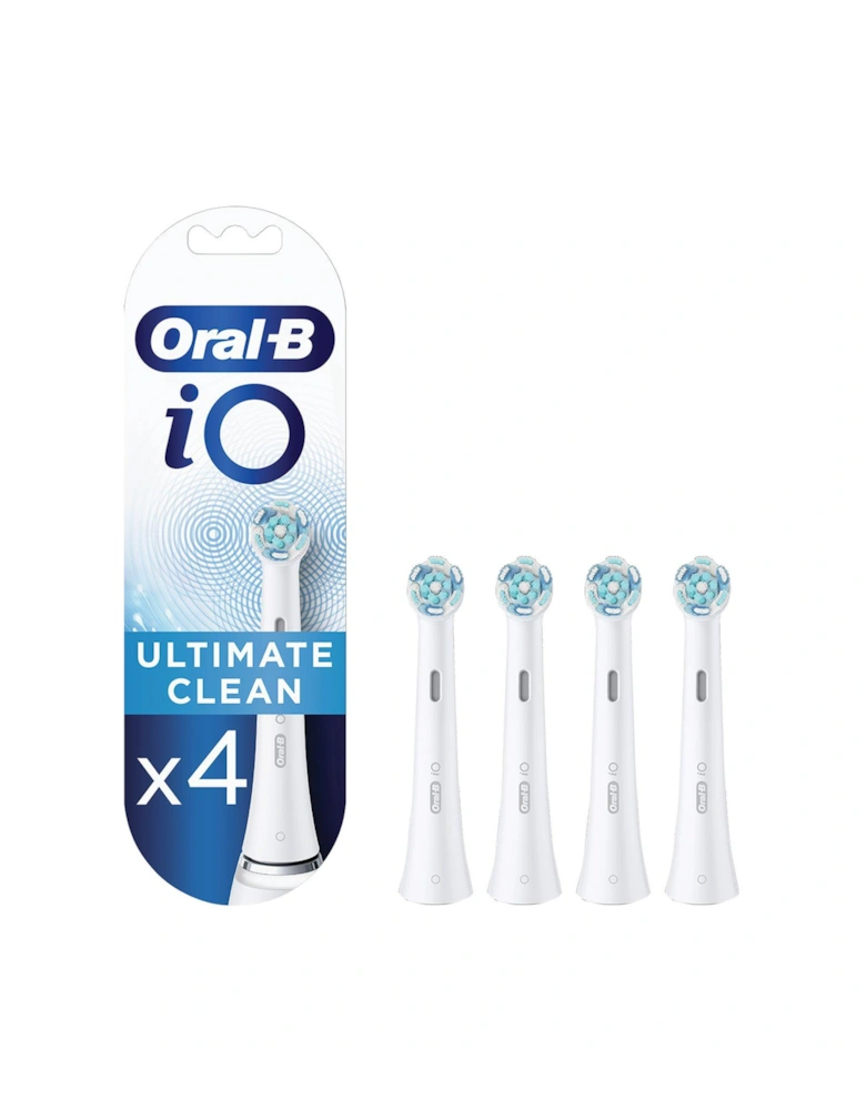 Oral-B iO Ultimate Clean White Refill Heads - Pack of 4