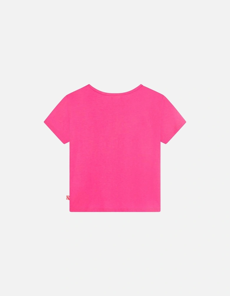 Girls Pink Welcome T-Shirt