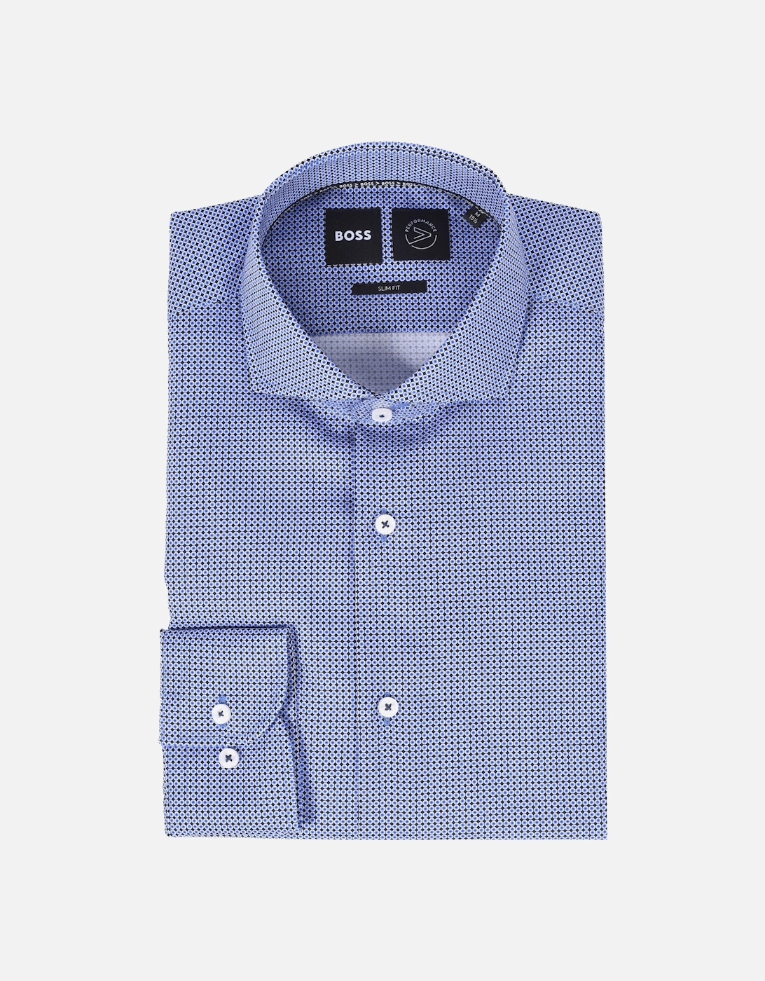 Boss P-hank Long Sleeved Shirt Bright Blue, 4 of 3