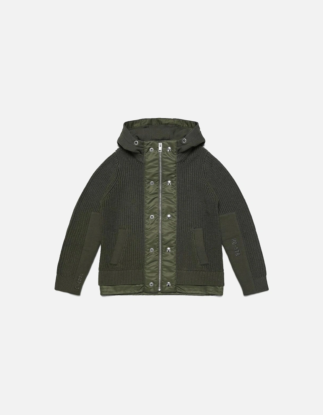 Boys Khaki Zip-Up Jacket, 3 of 2