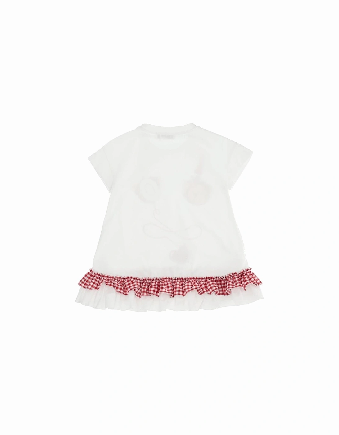 Girls Ivory Bear & Headphones T-Shirt