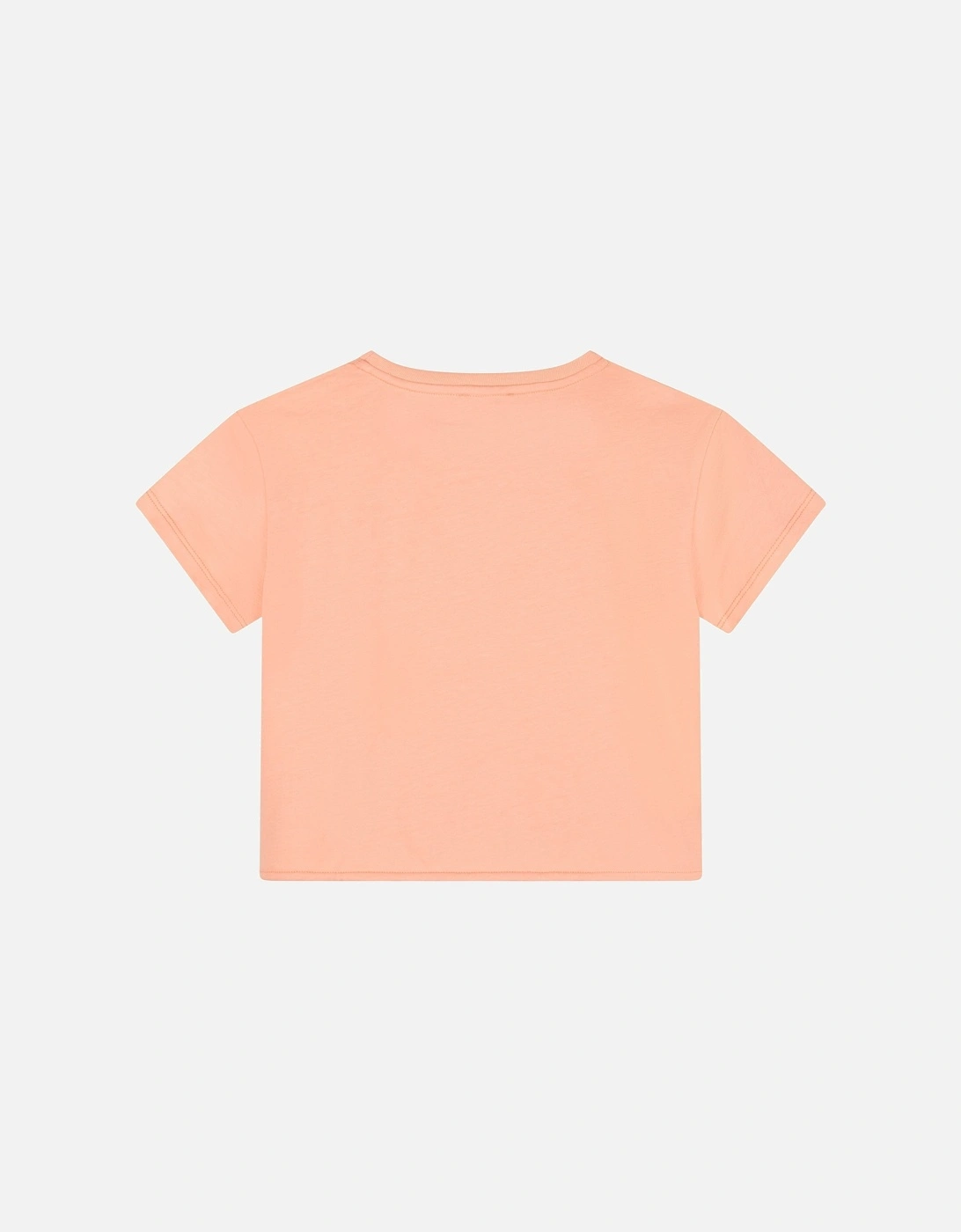 Girls Orange Heart T-Shirt