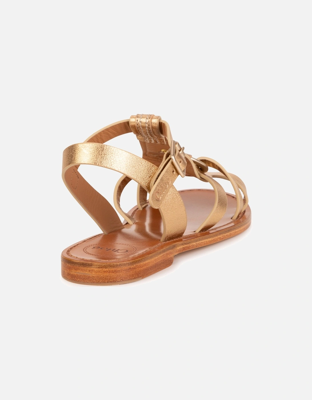 Girls Gold Sandals