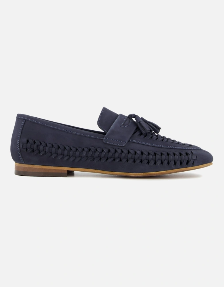 Mens Badgers - Woven Tassel-Trimmed Loafers