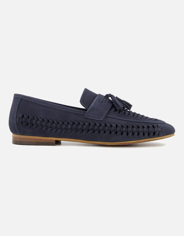 Mens Badgers - Woven Tassel-Trimmed Loafers