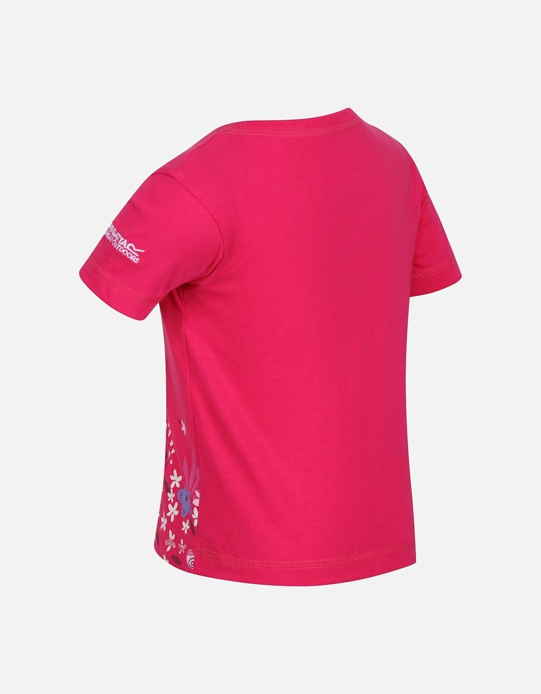 Childrens/Kids Peppa Pig Flower Short-Sleeved T-Shirt