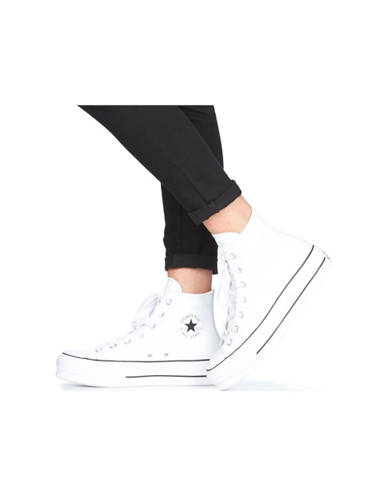 CHUCK TAYLOR ALL STAR LIFT CLEAN LEATHER HI