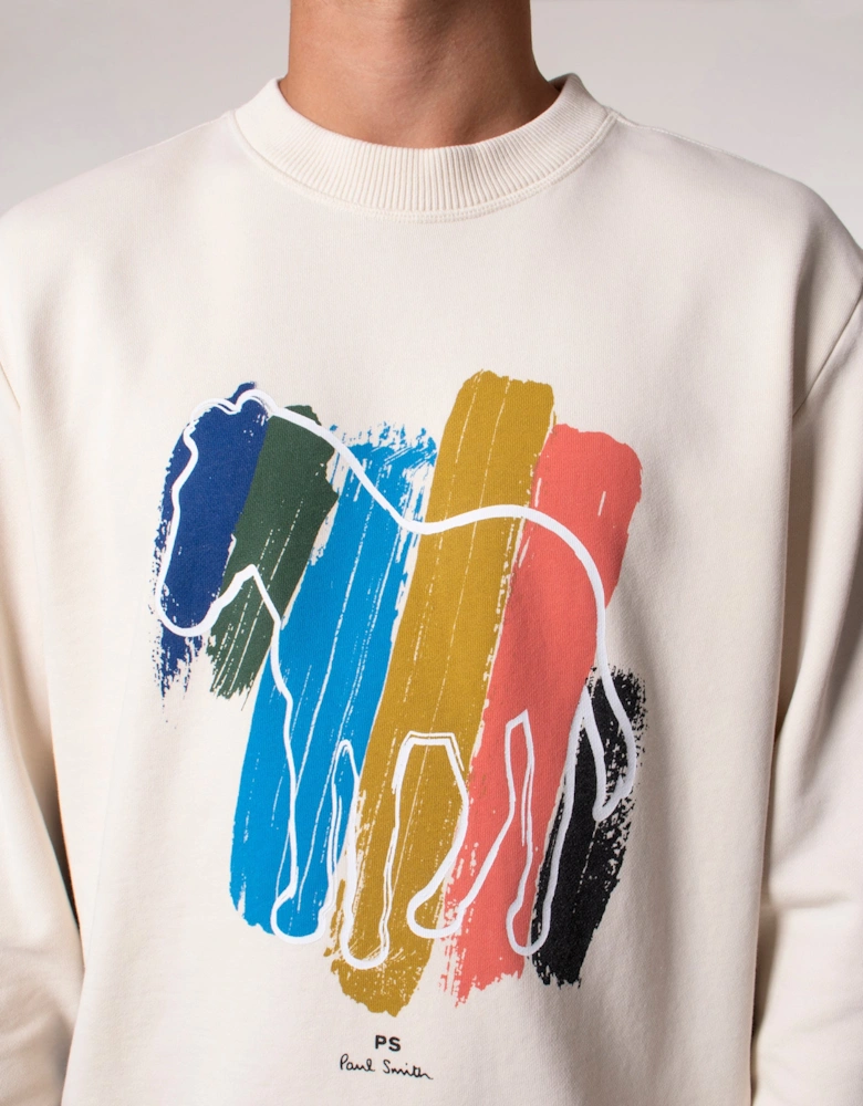 Broad Stripe Zebra Sweatshirt