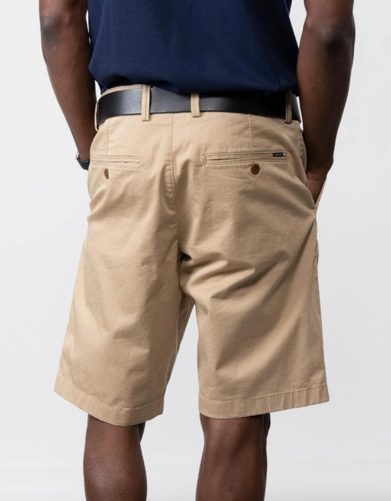 Relaxed Twill Mens Shorts