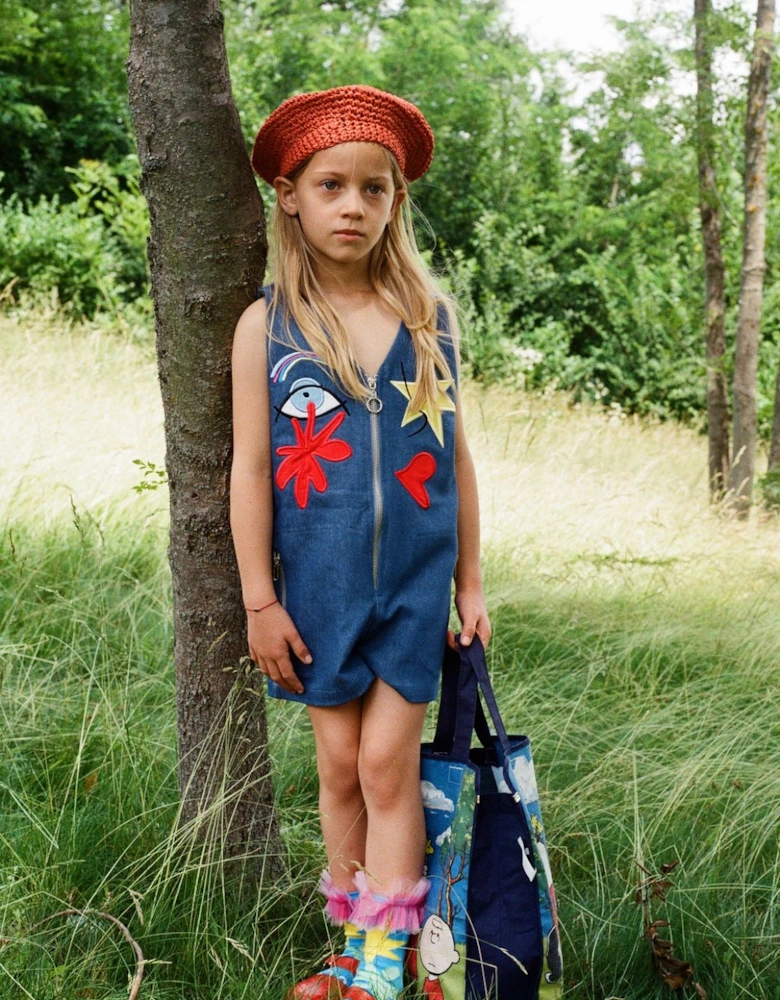 Blue Abigail Playsuit