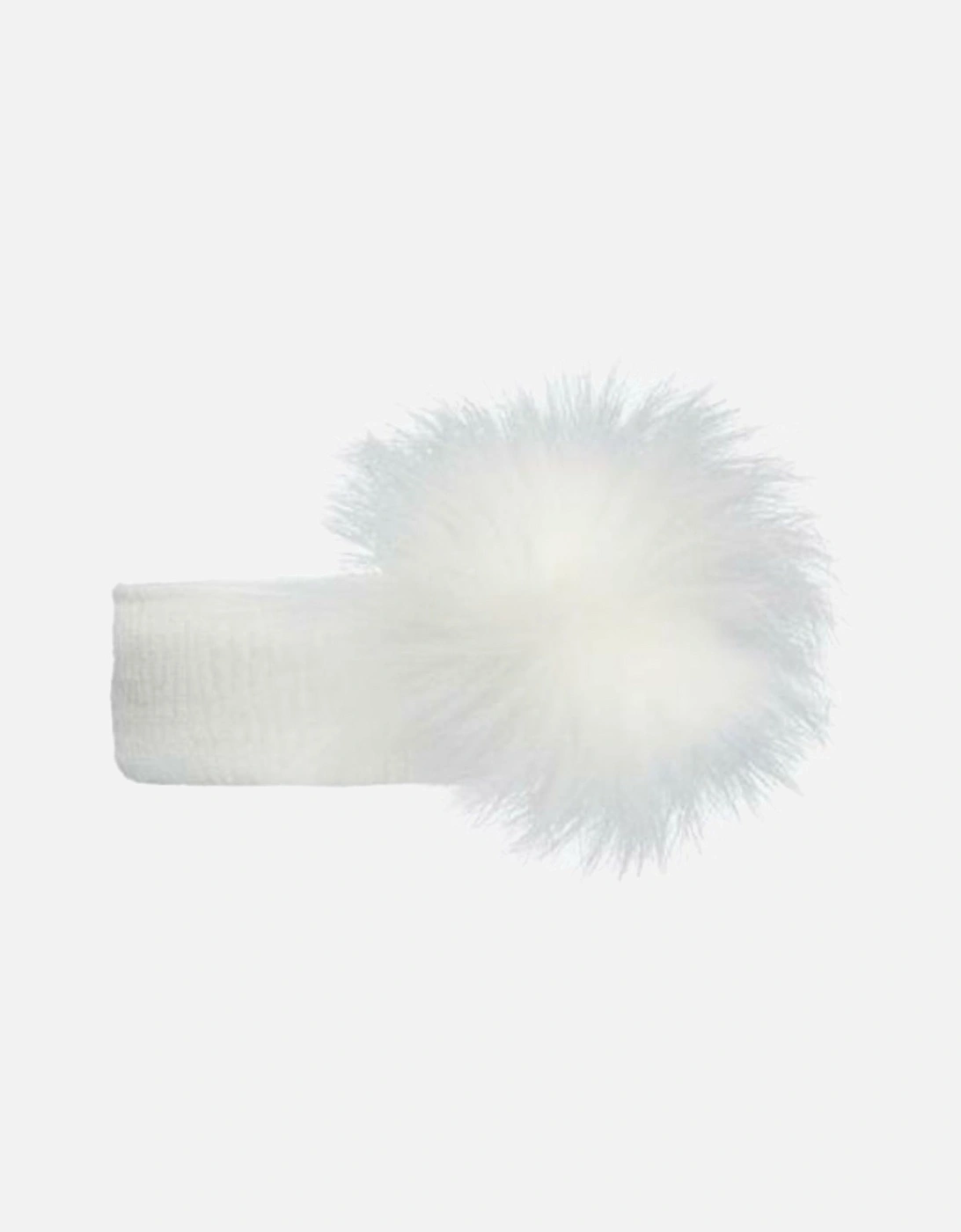 White Pom Headband, 2 of 1