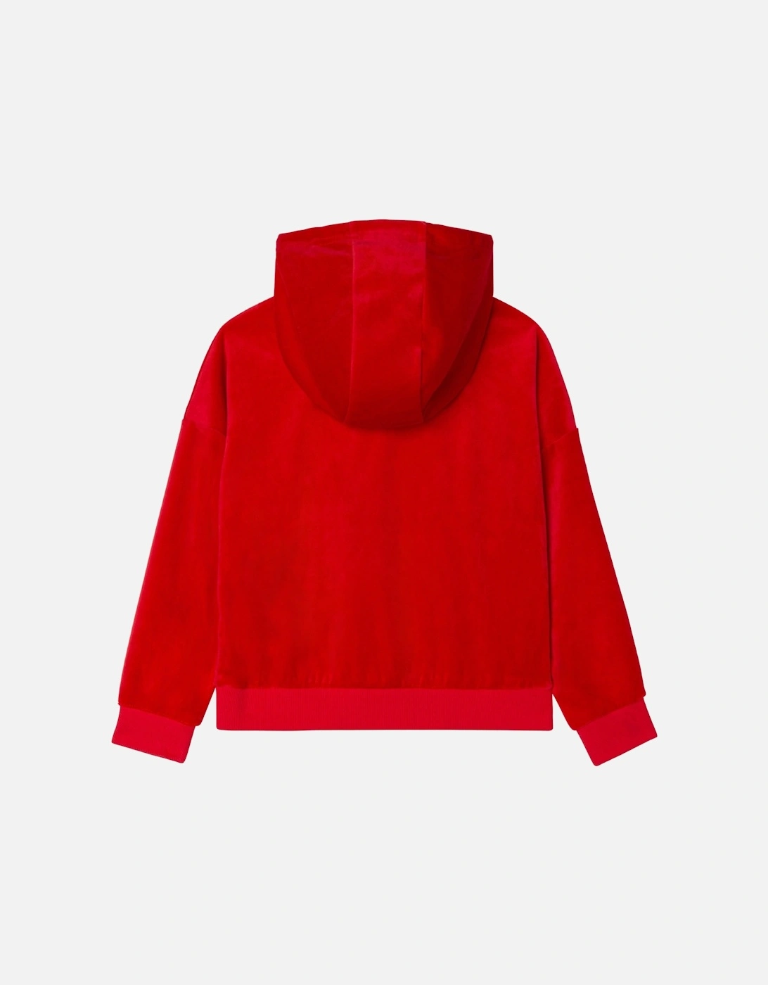 Red Velour Hoodie