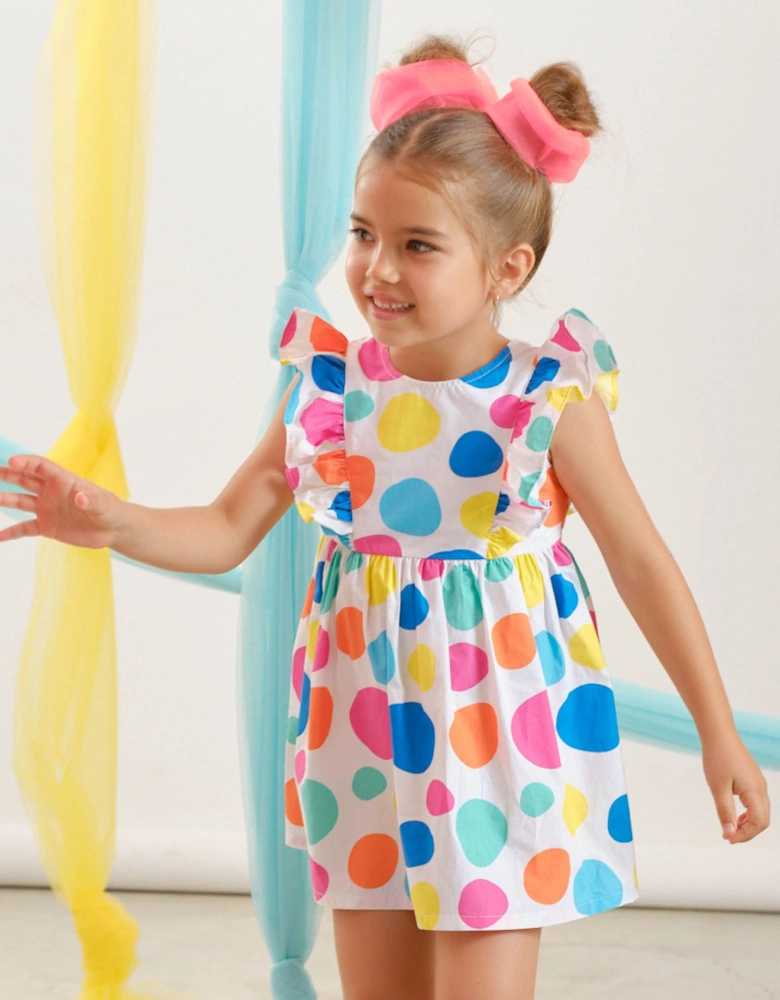 Multi Spotty Dress